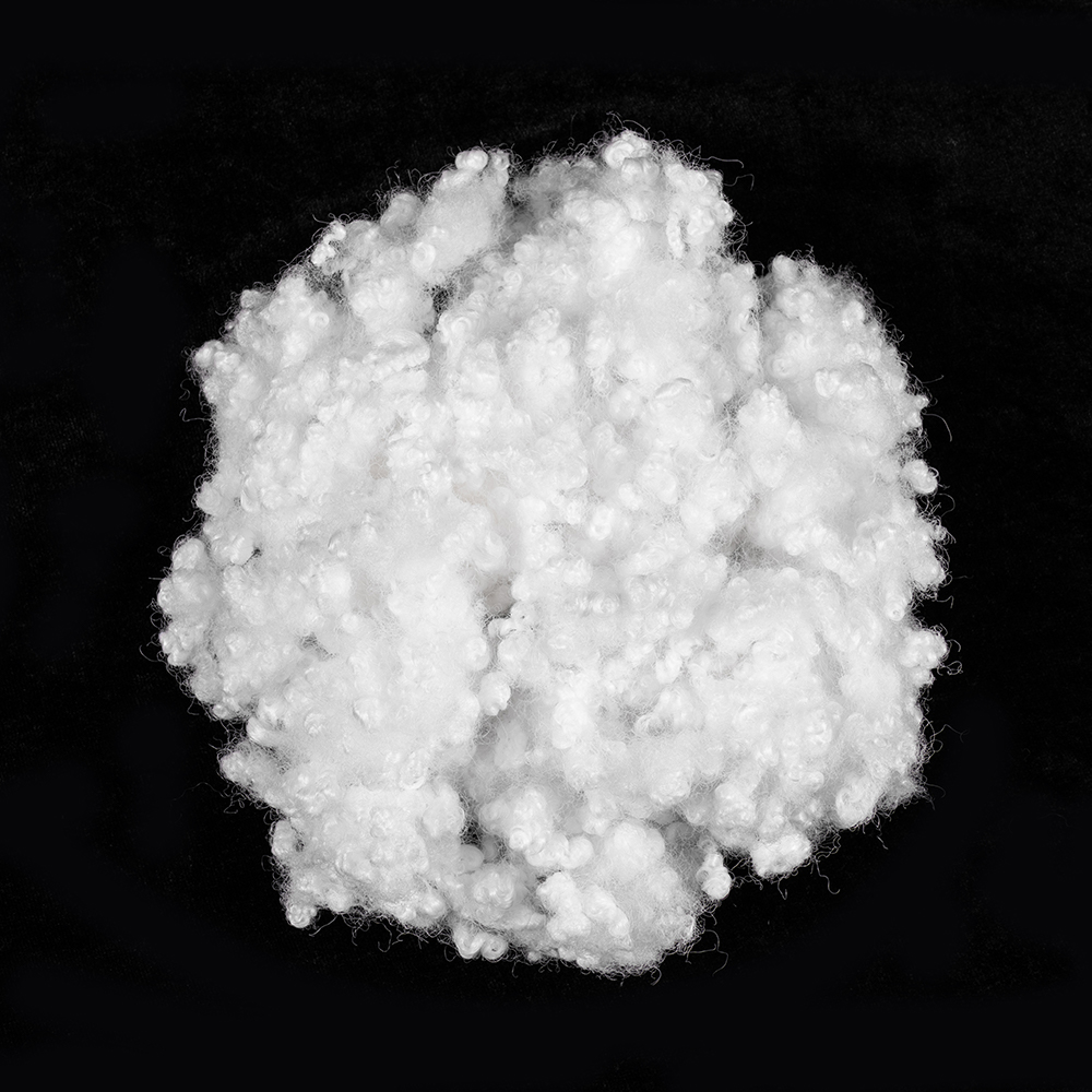 Fibre discontinue de polyester 15D HCS