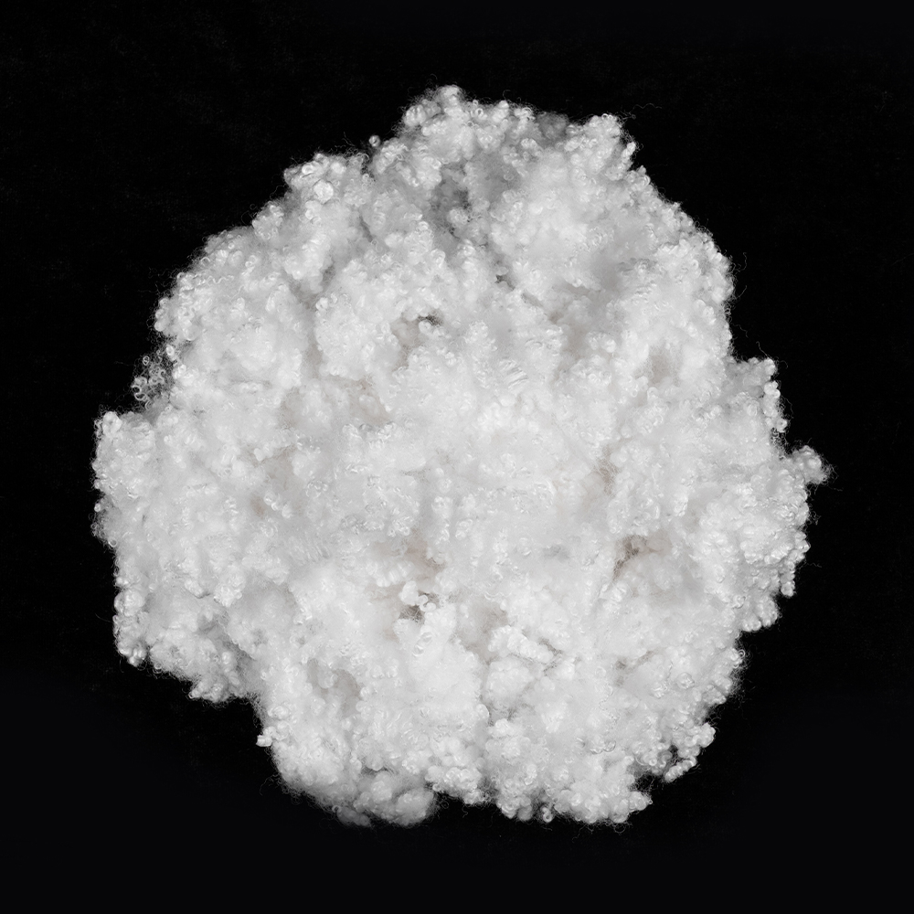 Fibre discontinue de polyester HCS modèle 3D